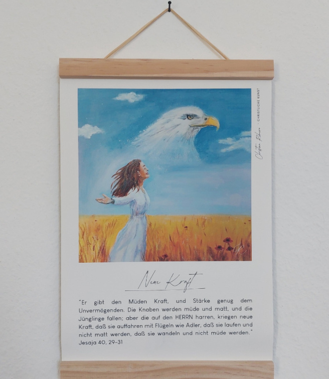 Kunstdruck  "Eagles wings"