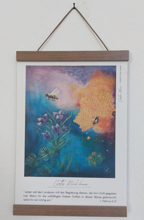 Kunstdruck "Bees"