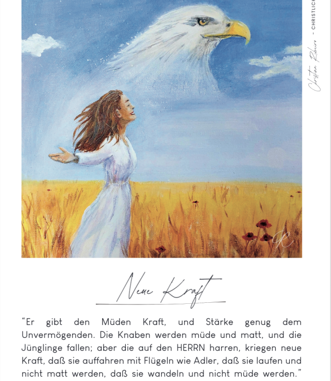 Kunstdruck  "Eagles wings"