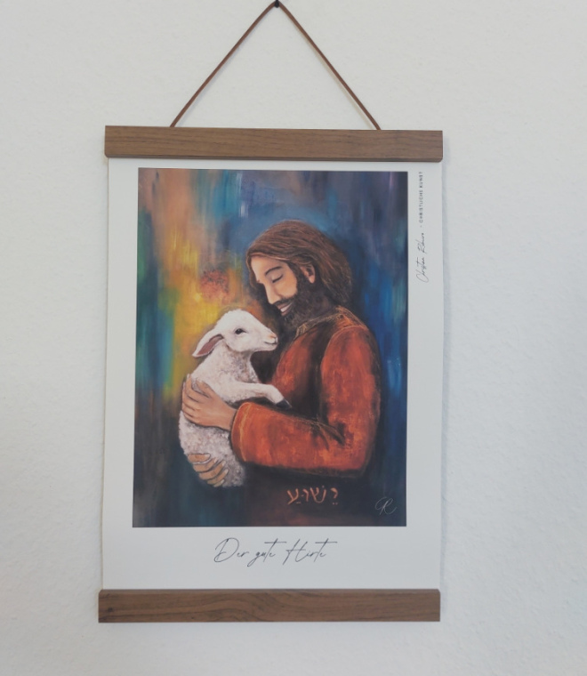 Kunstdruck "Der gute Hirte"